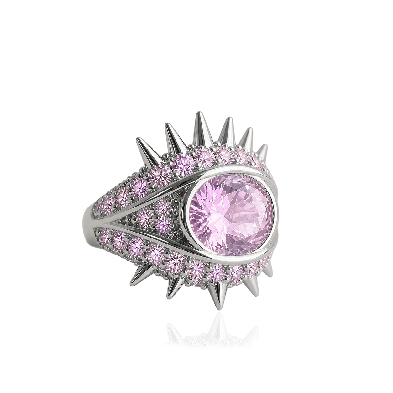 ELECKTRA SPARKLE EYE RING - Rosa