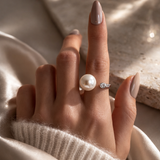 LINEAR PEARL LUXE RING