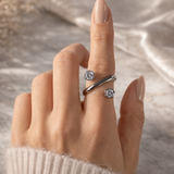 LINEAR CRYSTAL LUXE RING