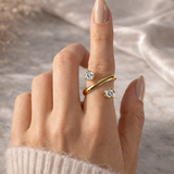 LINEAR CRYSTAL LUXE RING