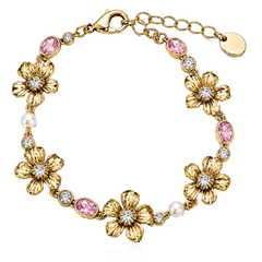 LA FLEUR GARDEN Armband Mjuk rosa