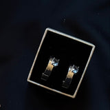 SAPWOOD OVAL EARRINGS