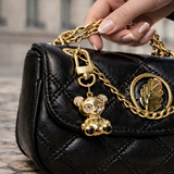 BEAR SKELETON BAG CHARM - Vit