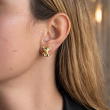 BEAR SKELETON STUDS Örhängen - Ljus Grön