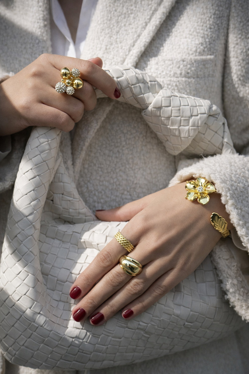BERRY SPARKLE MAXI RING