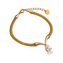 SCALA V PEAR CRYSTAL Armband