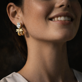 DRAGONFLY REBORN CRYSTAL LOOPS Örhängen