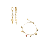 LOVE LETTER Hoop + Armband Set