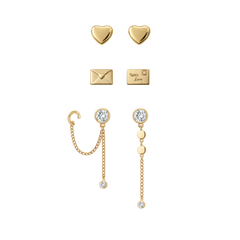 LOVE LETTER 3-PACK Örhängen