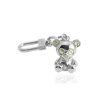 BEAR SKELETON BAG CHARM - Ljus Grön