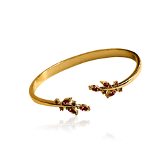 MULTI WING CUFF BRACELET - Röd