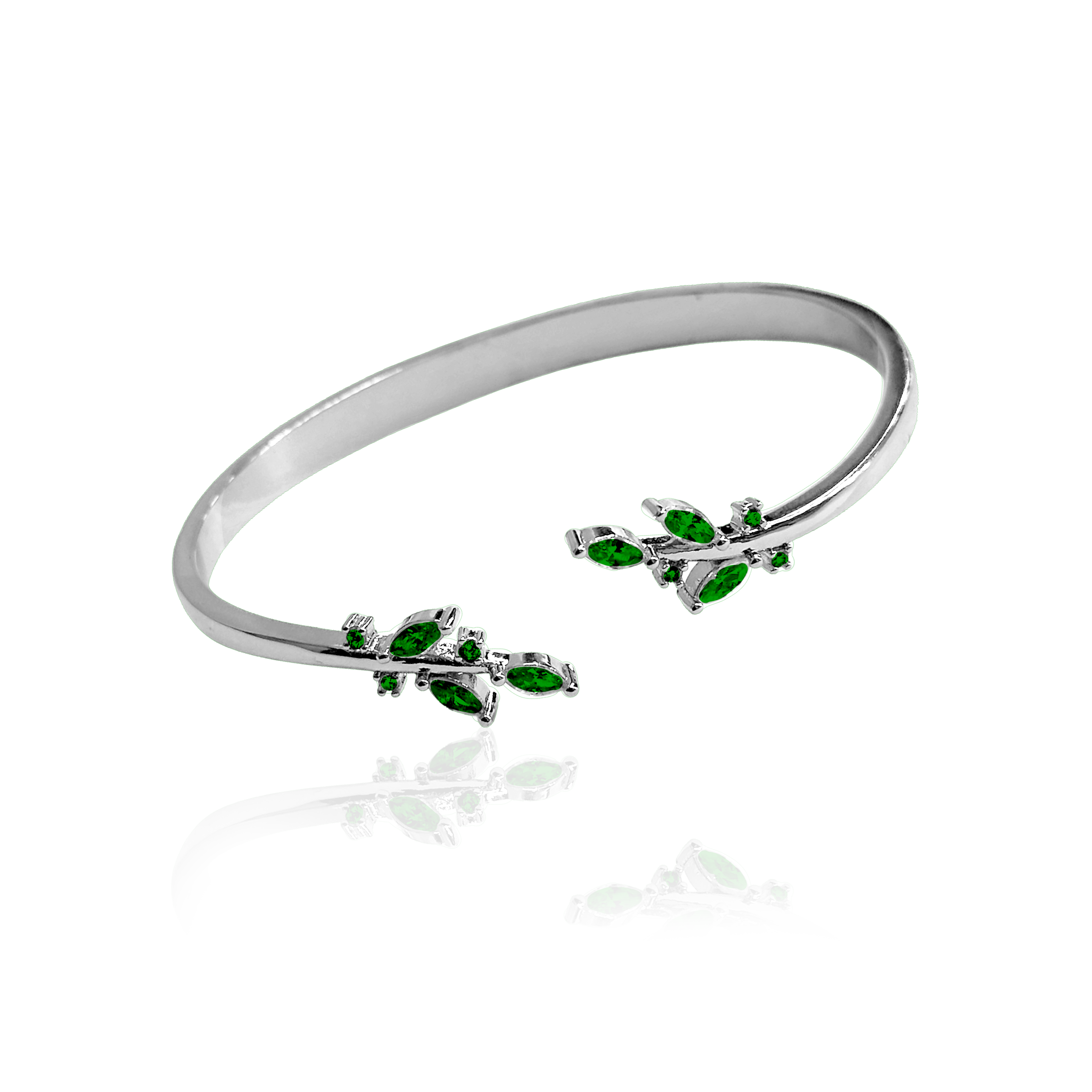 MULTI WING CUFF BRACELET - Grön