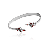 MULTI WING CUFF BRACELET - Röd