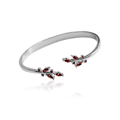 MULTI WING CUFF BRACELET - Röd