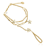 STARLUMEN CRYSTAL Armband med ring