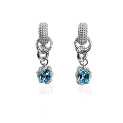 ICON EDIT LOOP Earrings - Aegen Blue