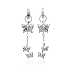 PAPILLON CRYSTAL MULTI HOOP Örhängen