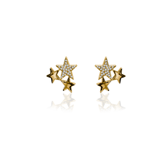 MULTI STAR STUD EARRINGS