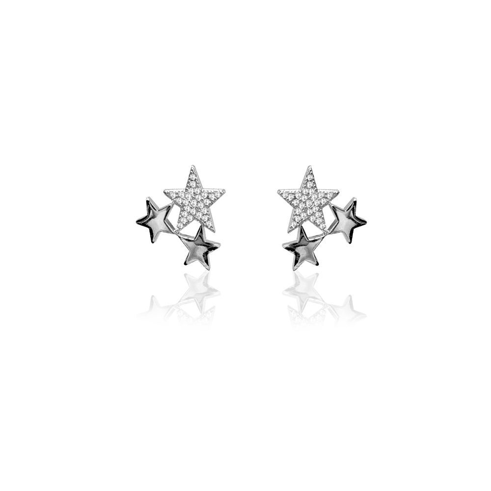 MULTI STAR STUD EARRINGS