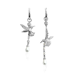 NECTAR COLIBRI HOOP EARRINGS