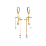 STARFALL HOOP EARRINGS