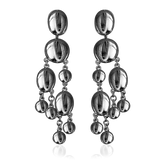 OPAL ÖRHÄNGEN Rhodium