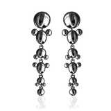 OPAL LONG ÖRHÄNGEN Rhodium