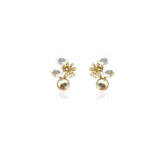 SNOWDROP PEARL STUD Örhängen