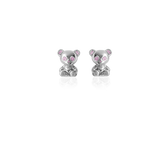BEAR SKELETON STUDS - Pink