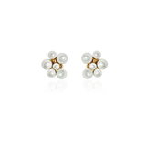 BERRY PEARL STUDS EARRINGS