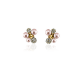 BERRY PEARL SPARKLE STUDS Earrings - Light Pink (Pre-order estimated delivery w.21)