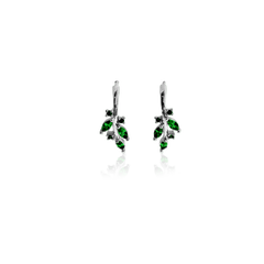 MULTI WING LOOP Earrings - Green