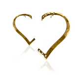 HALF HEART ÖRHÄNGEN