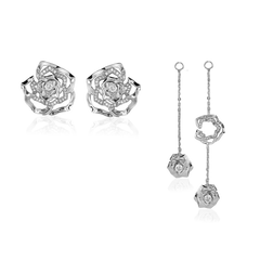 WINTER FLOWER Örhängen