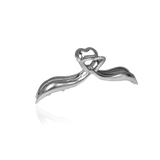 Hairclip - Bow heart sign