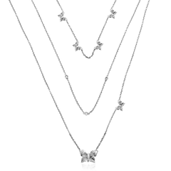 PAPILLON CRYSTAL MULTI Halsband