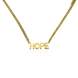 Statement Chain Halsband - HOPE