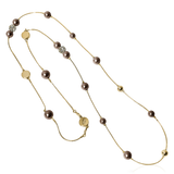 BERRY PEARL SPARKLE ICONIC Necklace - Brown (Pre-order - Earliest delivery Week 38)
