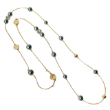 BERRY PEARL SPARKLE ICONIC Halsband - Skogsgrön