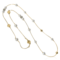 BERRY PEARL SPARKLE ICONIC NECKLACE