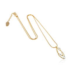 BLISS HALSBAND 80CM Vit