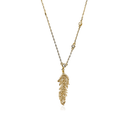 FROSTED FEATHER Halsband