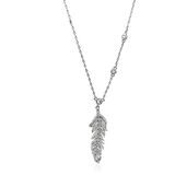 FROSTED FEATHER Halsband