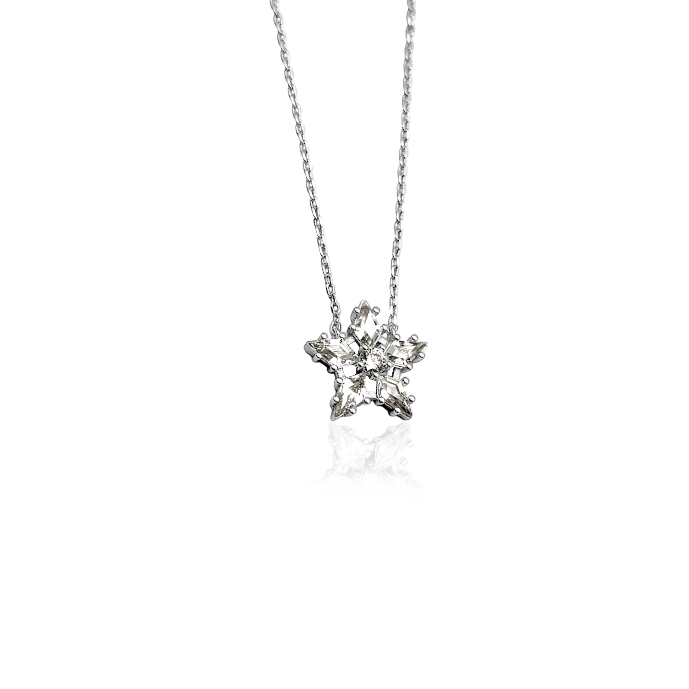 STARLUMEN CRYSTAL PENDANT Halsband 45 cm