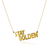 Statement Chain Halsband - STAY GOLDEN