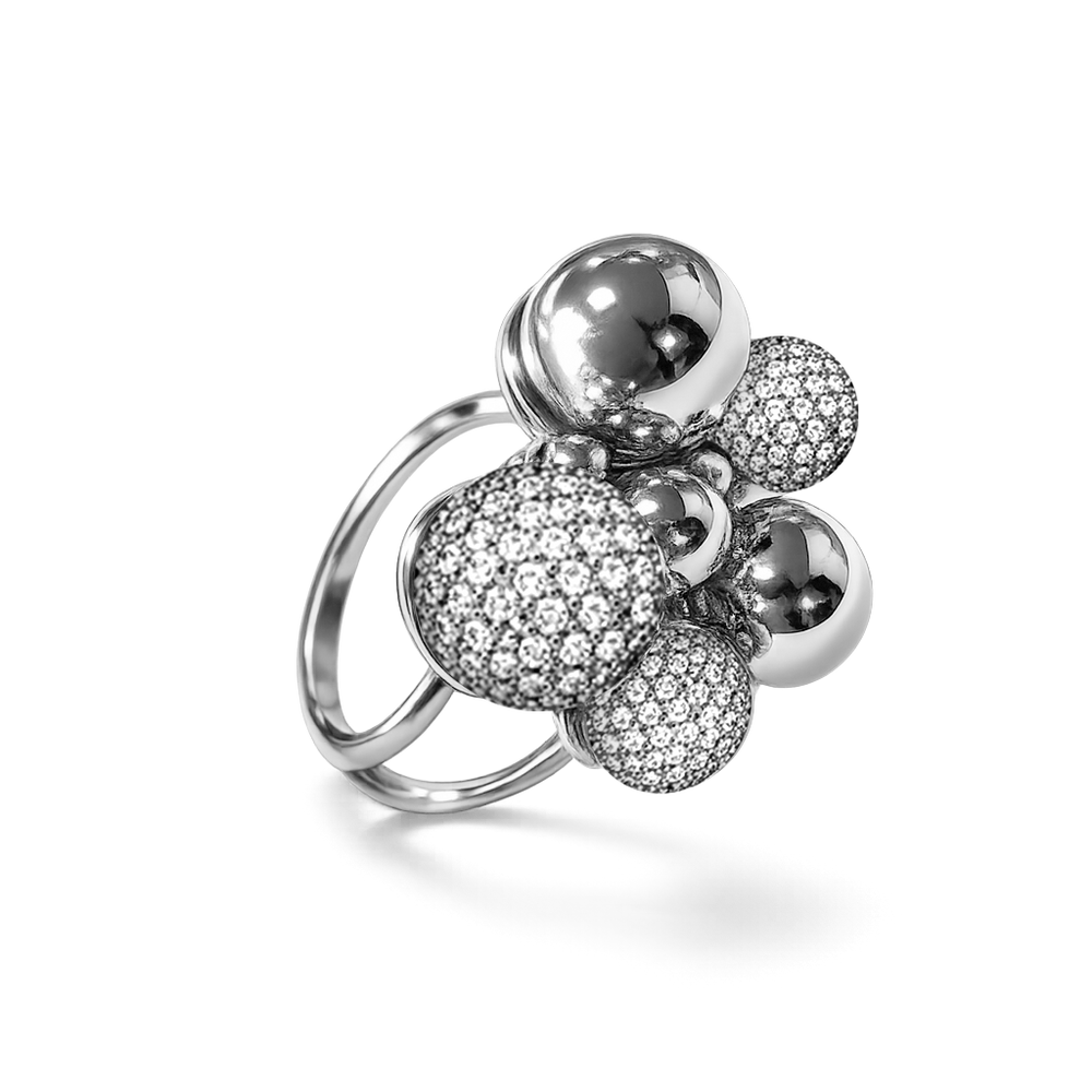 BERRY SPARKLE MAXI RING