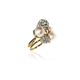 BERRY PEARL SPARKLE MAXI RING - Champagne (Pre-order estimated delivery w.21)