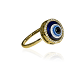 QUEEN BI - EYE OF PROTECTION RING Blue
