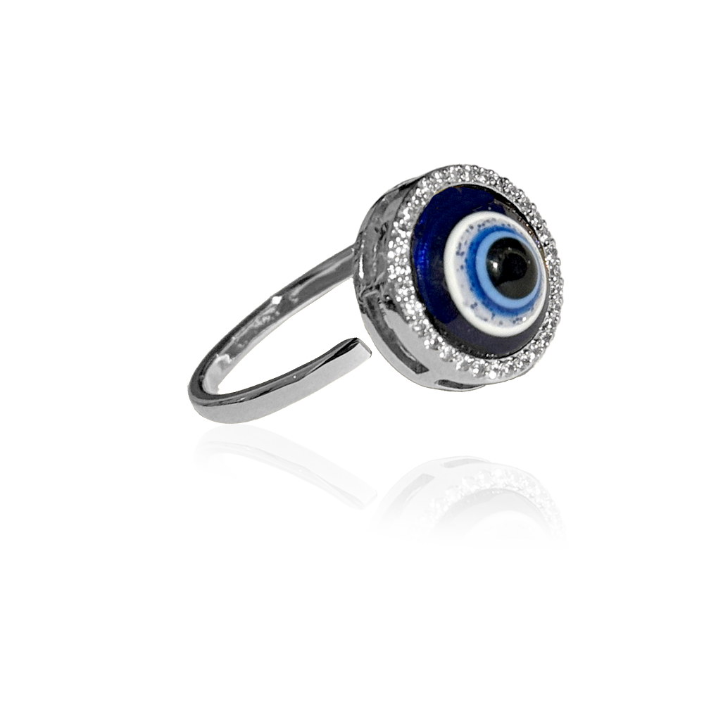 QUEEN BI - EYE OF PROTECTION RING Blue