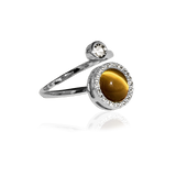 QUEEN BI - MOON OF GODDESS RING Brun